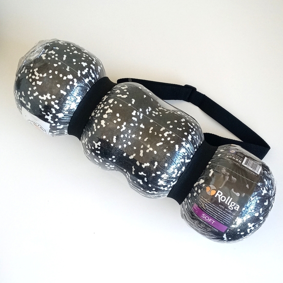 ROLLGA Foam Rollers Complete Set 5 Resistance Bands Exercise Ball Facial Roller - Picture 4 of 16